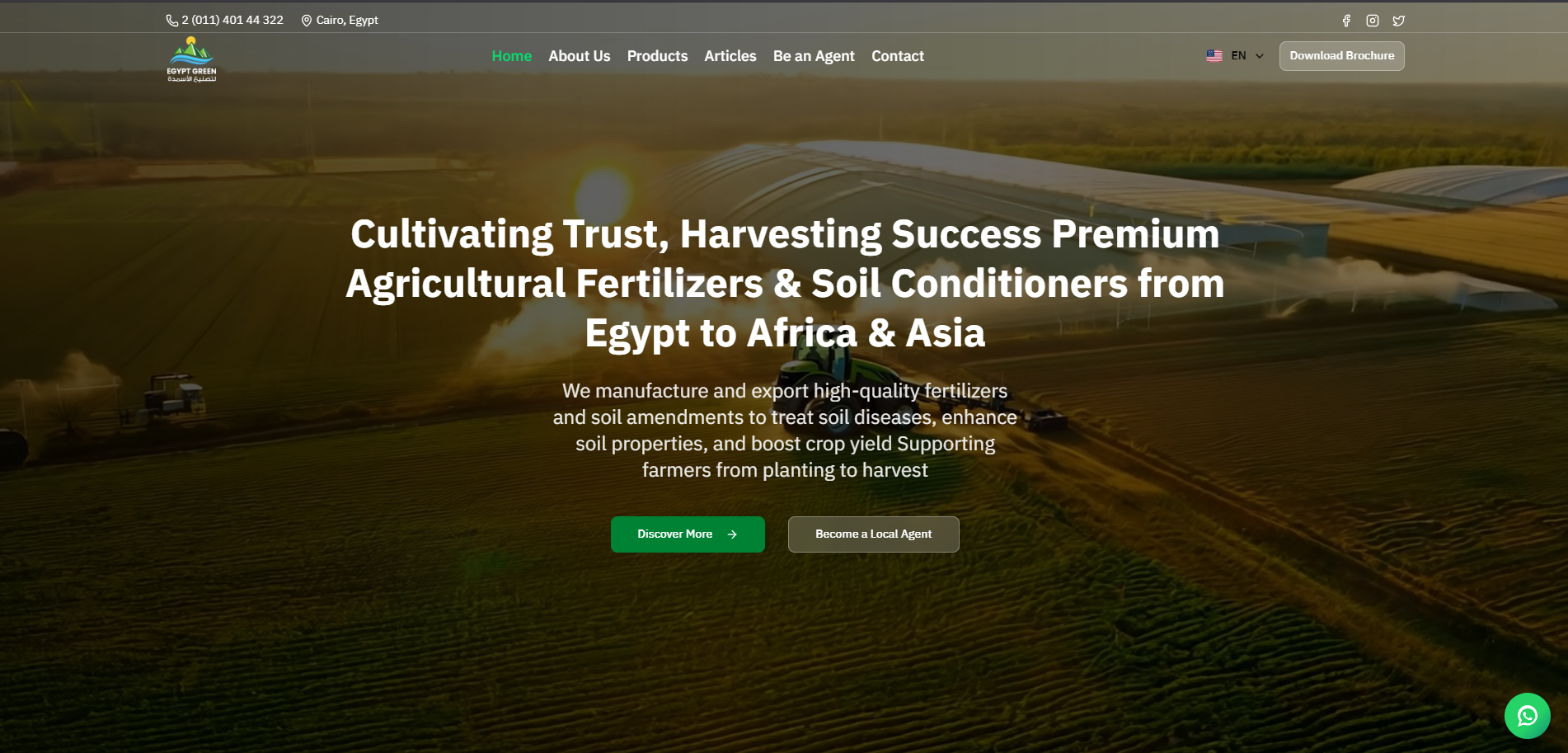 Egypt Green - Agricultural Export Platform